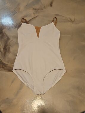 White Nikolay Leotard Size Small
